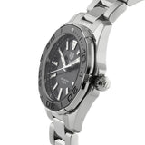 Buy Shop Tag Heuer Aquaracer Quartz Black Dial Silver Steel Strap Watch for Women - WAY131K.BA0748 USA Online