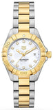 Buy Shop Tag Heuer Aquaracer Diamonds Mother of Pearl Dial Two Tone Steel Strap Watch for Men - WBD1422.BB0321 USA Online