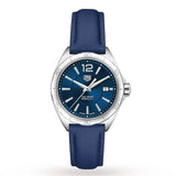 Tag Heuer Formula 1 Quartz Blue Dial Blue Leather Strap Watch for Women - WBJ1412.FC8233