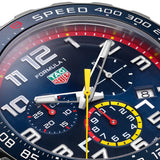 Buy Shop Tag Heuer Formula 1 Red Bull Racing Chronograph Blue Dial Blue Rubber Strap Watch for Men - CAZ101AL.FT8052 USA Online