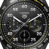 Buy Shop Tag Heuer Carrera x Porsche Automatic Chronograph Black Dial Black Nylon Strap Watch for Men - CBN2A1H.FC6512 USA Online
