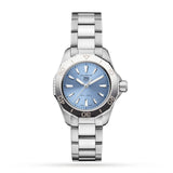 Buy Shop Tag Heuer Aquaracer Professional 200 Quartz Blue Dial Silver Steel Strap Watch for Women - WBP1415.BA0622 USA Online