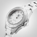 Buy Shop Tag Heuer Aquaracer Professional 200 Quartz Diamond Mother of Pearl Dial Silver Steel Strap Watch for Women - WBP1416.BA0622 USA Online
