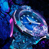 Buy Shop Tag Heuer Aquaracer Professional 200 Automatic Diamond Blue Dial Silver Steel Strap Watch for Women - WBP2411.BA0622 USA Online