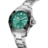 Buy Shop Tag Heuer Aquaracer Professional 300 Automatic Diamonds Green Dial Silver Steel Strap Watch for Women - WBP231K.BA0618 USA Online