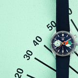 Buy Shop Tag Heuer Carrera Skipper Automatic Chronograph Blue Dial Blue Nylon Strap Watch for Men - CBS2213.FN6002 USA Online