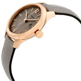 Buy Shop Burberry The Classic Quartz Grey Dial Grey Leather Strap Watch For Women - BU10119 USA Online