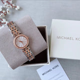 Buy Shop Michael Kors Darci Silver Dial Two Tone Steel Strap Watch for Women - MK3298 USA Online