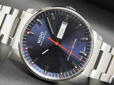 Mido Commander II Automatic Chronometer Blue Dial Silver Steel Strap Watch For Men - M021.431.11.041.00