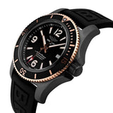 Buy Shop Breitling Superocean Automatic 46mm Black Dial Black Rubber Strap Watch for Men - U17368221B1S1 USA Online