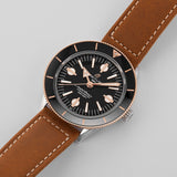 Buy Shop Breitling Superocean Heritage '57 Black Dial Brown Leather Strap Watch for Men - U10370121B1X1 USA Online