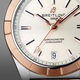 Buy Shop Breitling Chronomat 32 White Dial Two Tone Steel Strap Watch for Women - U77310101A1U1 USA Online