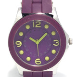 Buy Shop Marc Jacobs Pelly Purple Dial Purple Silicone Strap Watch for Women - MBM2505 USA Online