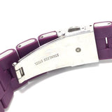 Buy Shop Marc Jacobs Pelly Purple Dial Purple Silicone Strap Watch for Women - MBM2515 USA Online