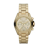 Buy Shop Michael Kors Bradshaw Gold Dial Gold Steel Strap Watch for Women - MK5798 USA Online