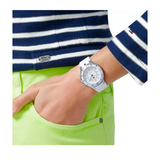 Buy Shop Tommy Hilfiger White Dial White Rubber Strap Watch for Women - 1781271 USA Online
