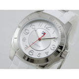 Buy Shop Tommy Hilfiger K2 White Dial White Rubber Strap Watch for Women - 1781306 USA Online