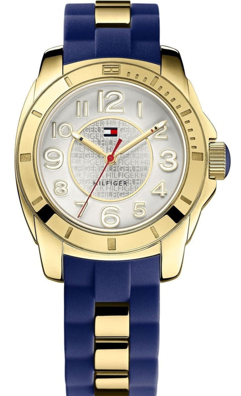 Buy Shop Tommy Hilfiger White Dial Two Tone Steel Strap Watch for Women - 1781307 USA Online