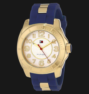 Buy Shop Tommy Hilfiger White Dial Two Tone Steel Strap Watch for Women - 1781307 USA Online
