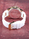Buy Shop Tommy Hilfiger Claudiia White Dial White Steel Strap Watch for Women - 1781745 USA Online