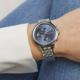 Buy Shop Tommy Hilfiger Casual Quartz Blue Dial Silver Steel Strap Watch For Women - 1782188 USA Online