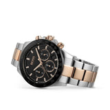Buy Shop Hugo Boss Here Chronograph Black Dial Two Tone Steel Strap Watch for Men - 1513757 USA Online