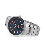 Buy Shop Emporio Armani Renato Blue Dial Silver Steel Strap Watch For Men - AR11137 USA Online
