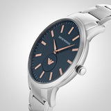 Buy Shop Emporio Armani Renato Blue Dial Silver Steel Strap Watch For Men - AR11137 USA Online
