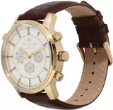 Buy Shop Tommy Hilfiger Harrison White Dial Brown Leather Strap Watch for Men - 1790874 USA Online