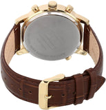 Buy Shop Tommy Hilfiger Harrison White Dial Brown Leather Strap Watch for Men - 1790874 USA Online