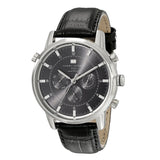 Buy Shop Tommy Hilfiger Harrison Chronograph Black Dial Black Leather Strap Watch for Men - 1790875 USA Online