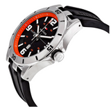 Buy Shop Tommy Hilfiger Drew Black Dial Black Rubber Strap Watch for Men - 1791064 USA Online