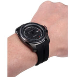 Buy Shop Tommy Hilfiger Windsurf Black Dial Black Rubber Strap Watch for Men- 1791114 USA Online