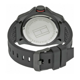Buy Shop Tommy Hilfiger Windsurf Black Dial Black Rubber Strap Watch for Men- 1791114 USA Online