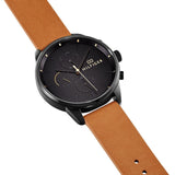 Buy Shop Tommy Hilfiger James Quartz Black Dial Brown Leather Strap Watch For Men - 1791486 USA Online