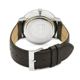 Buy Shop Tommy Hilfiger Cooper Blue Dial Brown Leather Strap Watch for Men - 1791508 USA Online