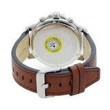 Buy Shop Tommy Hilfiger Landon Chronograph White Dial Brown Leather Strap Watch for Men - 1791531 USA Online