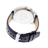 Buy Shop Tommy Hilfiger Deacan Grey Dial Black Leather Strap Watch for Men - 1791548 USA Online