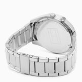 Buy Shop Tommy Hilfiger Deacan Blue Dial Silver Steel Strap Watch for Men - 1791551 USA Online