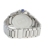 Buy Shop Tommy Hilfiger Iconic Quartz Black Dial Silver Steel Strap Watch for Men - 1791564 USA Online