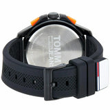 Buy Shop Tommy Hilfiger Jeans Analog Black Dial Black Silicone Strap Watch For Men - 1791763 USA Online