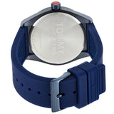 Buy Shop Tommy Hilfiger Monogram Pop Quartz Blue Dial Blue Silicone Strap Watch For Men - 1791775 USA Online