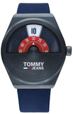 Buy Shop Tommy Hilfiger Monogram Pop Quartz Blue Dial Blue Silicone Strap Watch For Men - 1791775 USA Online