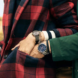 Buy Shop Tommy Hilfiger Mason Quartz Blue Dial Silver Steel Strap Watch for Men - 1791788 USA Online