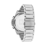 Buy Shop Tommy Hilfiger Mason Multifunction Black Dial Silver Steel Strap Watch For Men - 1791936 USA Online