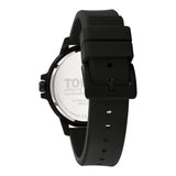 Buy Shop Tommy Hilfiger Monogram Pop Quartz Black Dial Black Leather Strap Watch For Men - 1791773 USA Online