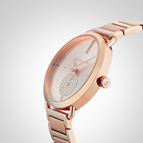 Buy Shop Michael Kors Portia Rose Gold Dial Rose Gold Steel Strap Watch for Women - MK3640 USA Online