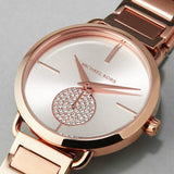 Buy Shop Michael Kors Portia Rose Gold Dial Rose Gold Steel Strap Watch for Women - MK3640 USA Online
