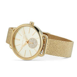 Buy Shop Michael Kors Portia Gold Dial Gold Mesh Bracelet Watch for Women - MK3844 USA Online