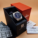 Buy Shop Tissot PRX Powermatic 80 Blue Dial Blue Leather Strap Watch for Men - T137.407.16.041.00 USA Online